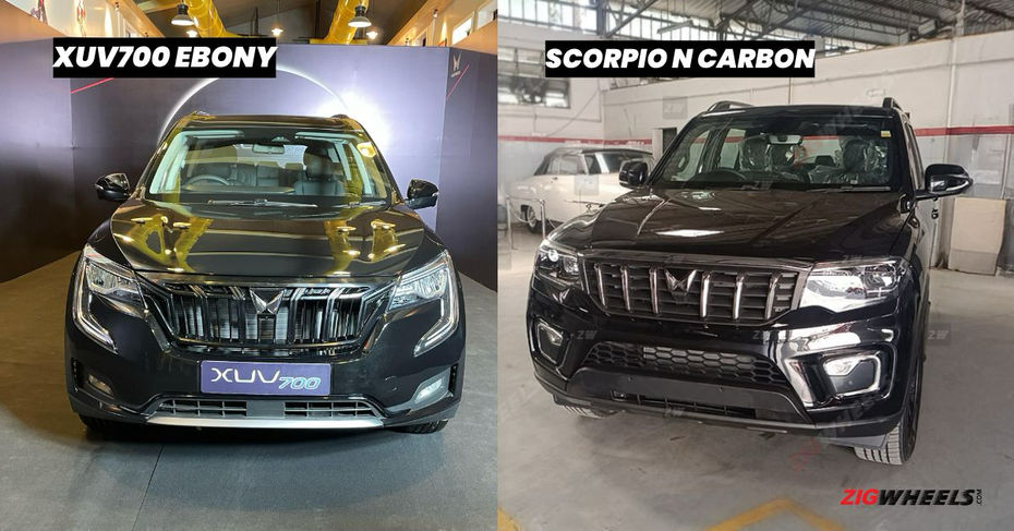 XUV700 Ebony Or Scorpio N Carbon? The Mahindra Dark Edition SUVs details