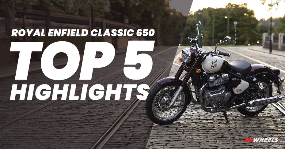 Royal Enfield Classic 650 Top 5 Highlights highlights