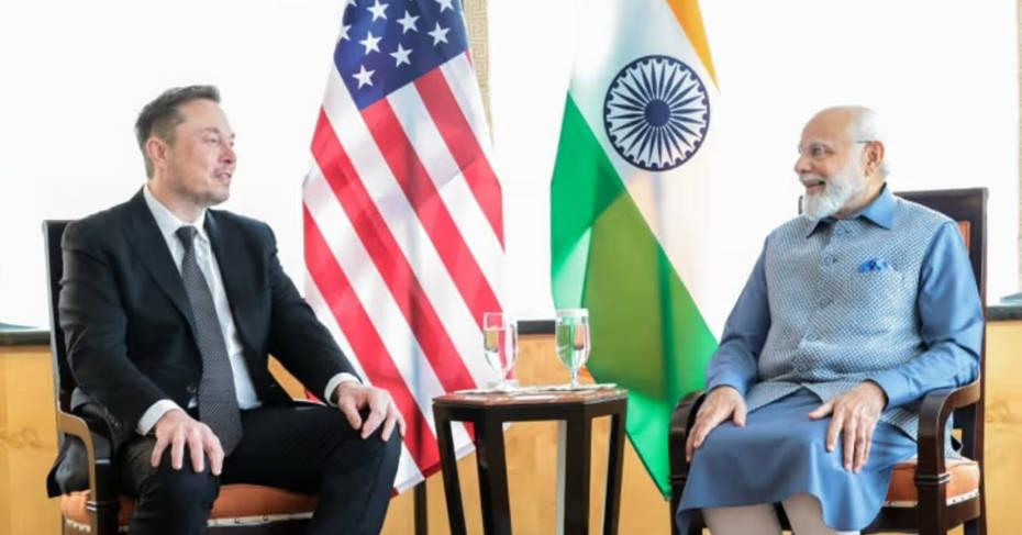Elon Musk Meets PM Modi