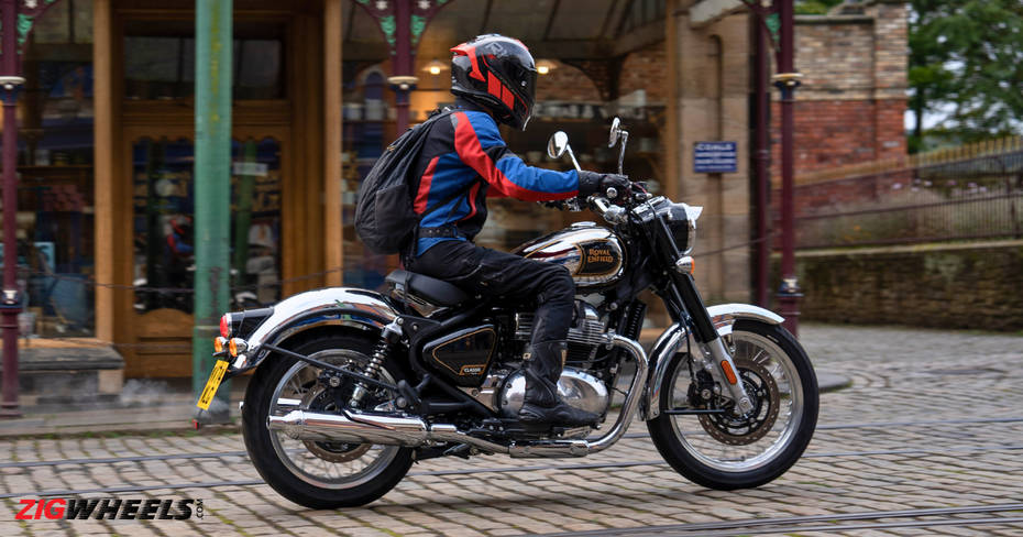 The new Classic 650 has a stiff suspension setup