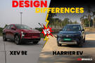 Check Out The Design Differences Between The Tata Harrier EV SUV And The Mahindra XEV 9e SUV Coupe