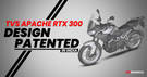 TVS Apache RTX 300 Adventure Bike Design Patented In India