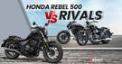 2025 Honda Rebel 500 Launched: Better Than Royal Enfield Super Meteor 650 & Kawasaki Eliminator?