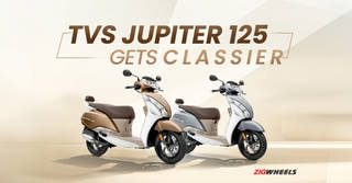 BREAKING: TVS Jupiter 125 Gets Classier With New Launch Of DT SXC Variant BREAKING: TVS Jupiter 125 Gets Classier With New Launch Of DT SXC Variant