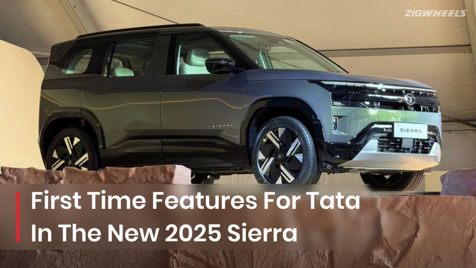 2025 Tata Sierra SUV Debuts These New Features For The Brand: 1.5-litre ...