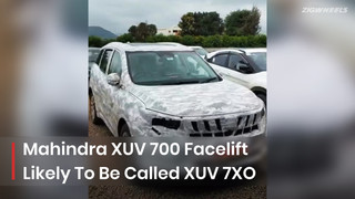 Scoop! Mahindra XUV 700 Facelift Likely To Be Called XUV 7XO; Trademark Filed