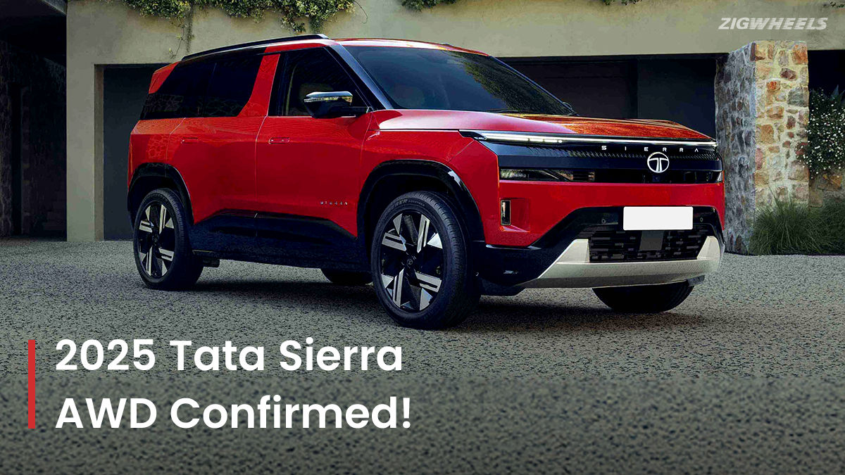 2025 Tata Sierra Confirmed To Get An All-Wheel-Drive: Sierra AWD ...