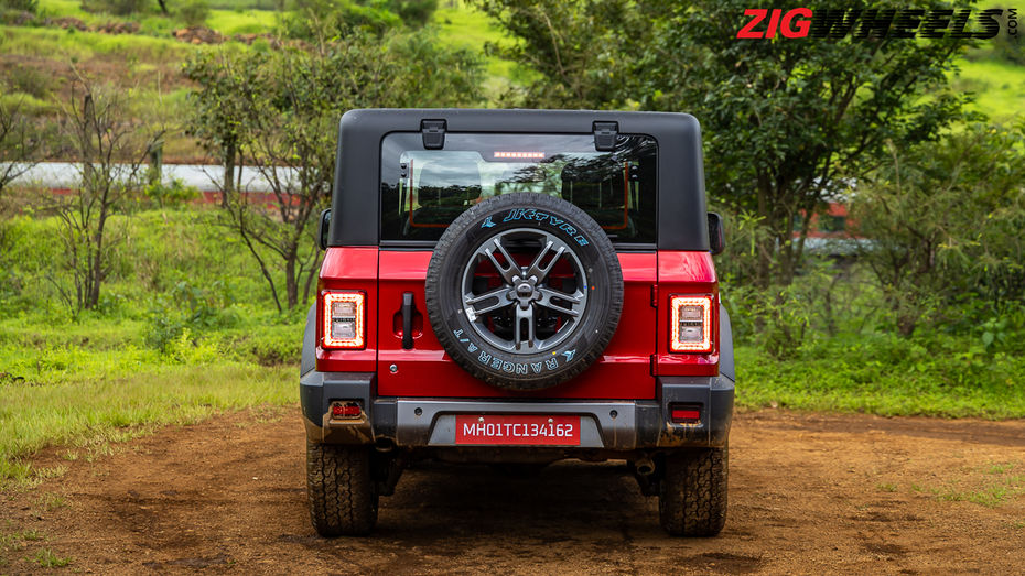 2025 Mahindra Thar facelift rear
