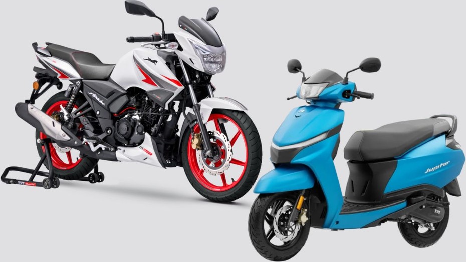TVS Apache RTR 160 & Jupiter