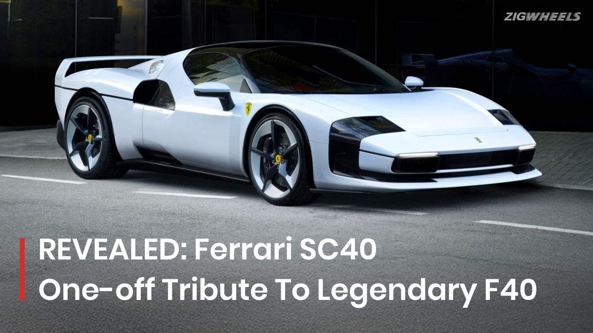 The Ferrari SC40 has been revealed as a one-off V6 supercar with