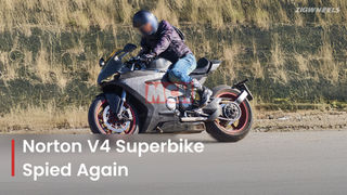 Upcoming Norton V4 Superbike Spotted In Full Glory