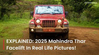 Here's A 360-Degree Look At The Refreshed 2025 Mahindra Thar Off-Roader In 11 Images