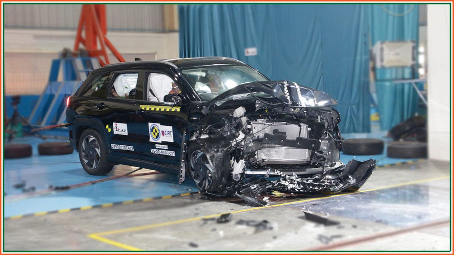 Maruti Suzuki Victoris Scores 5 Stars In BNCAP Crash Test – highlights
