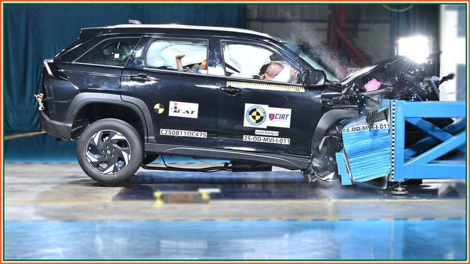 Maruti Suzuki Victoris Scores 5 Stars In BNCAP Crash Test – details