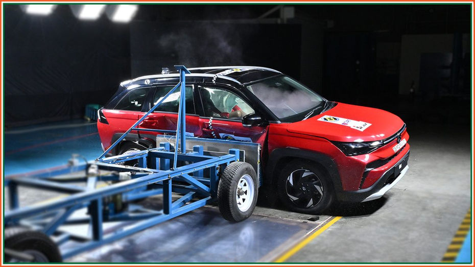 Maruti Suzuki Victoris Scores 5 Stars In BNCAP Crash Test – overview