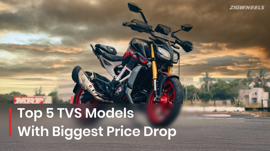 TVS Apache RTR 310, Apache RR 310, Ronin, Apache RTR 200 4V, Apache RTR 160 4V: Top 5 TVS Bikes With Biggest Price Drop Due To GST Cuts TVS Apache RTR 310, Apache RR 310, Ronin, Apache RTR 200 4V, Apache RTR 160 4V: Top 5 TVS Bikes With Biggest Price Drop Due To GST Cuts