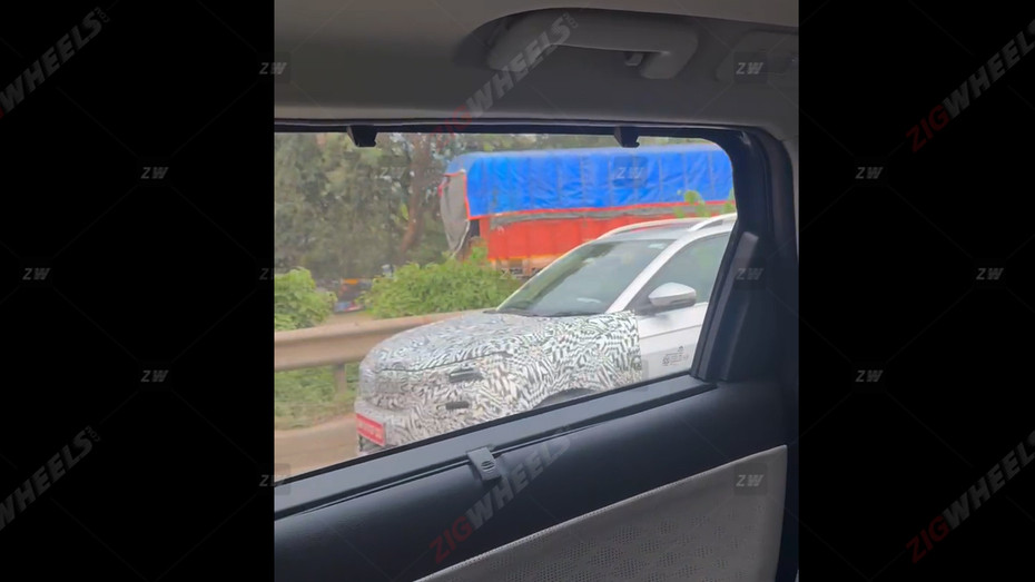 Skoda Kushaq facelift spied
