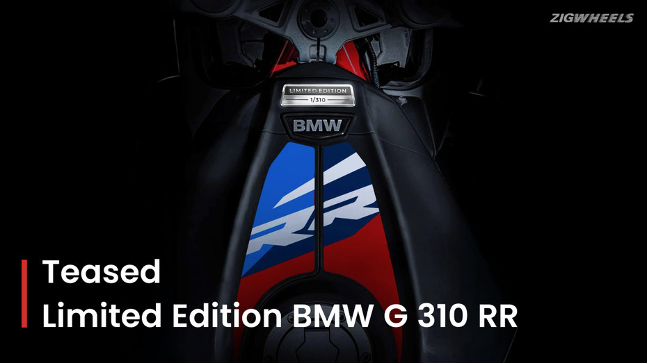 BMW G 310 RR Limited Edition Bike Teased Ahead Of India Launch BMW G 310 RR Limited Edition Bike Teased Ahead Of India Launch