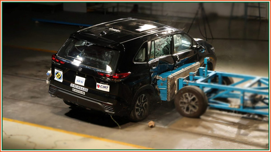 Maruti Invicto Crash Side