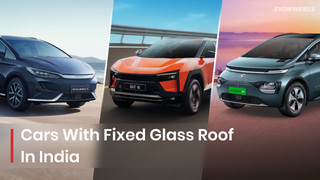 Check Out 5 Electric Cars Offered With Fixed Glass Roofs In India