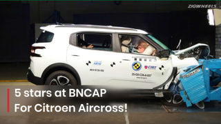 Aircross Becomes The First Citroen In India To Get 5 Stars At BNCAP!