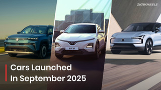 Check Out The List Of New Cars Launched In India In September 2025