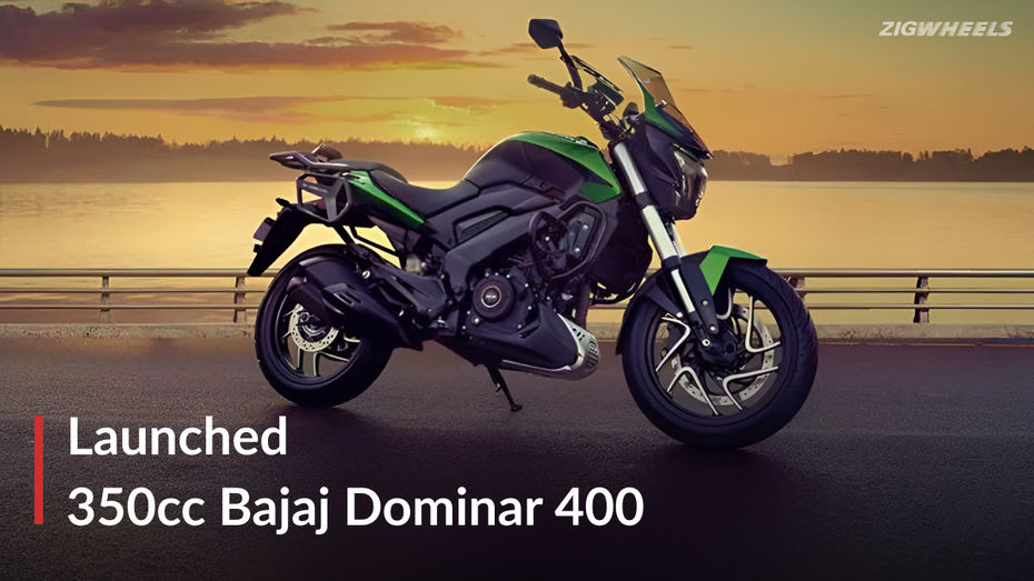 BREAKING: 350cc Bajaj Dominar 400 Launched In India: Priced At Rs 2.03 Lakh BREAKING: 350cc Bajaj Dominar 400 Launched In India: Priced At Rs 2.03 Lakh