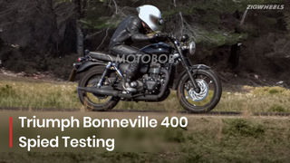 Triumph Bonneville 400 Spotted For The First Time