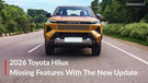 Toyota Hilux Gets a New Face, Yet Still A Lot Of Features Missing