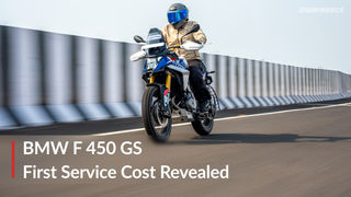 This BMW F 450 GS First Service Costs More Than That Of Some Cars
