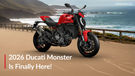BREAKING: 2026 Ducati Monster Gets Smoother 890cc V2, Drops 4kg Weight