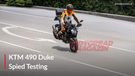 KTM 490 Duke Spotted Stoppie-ing: India Launch 2027
