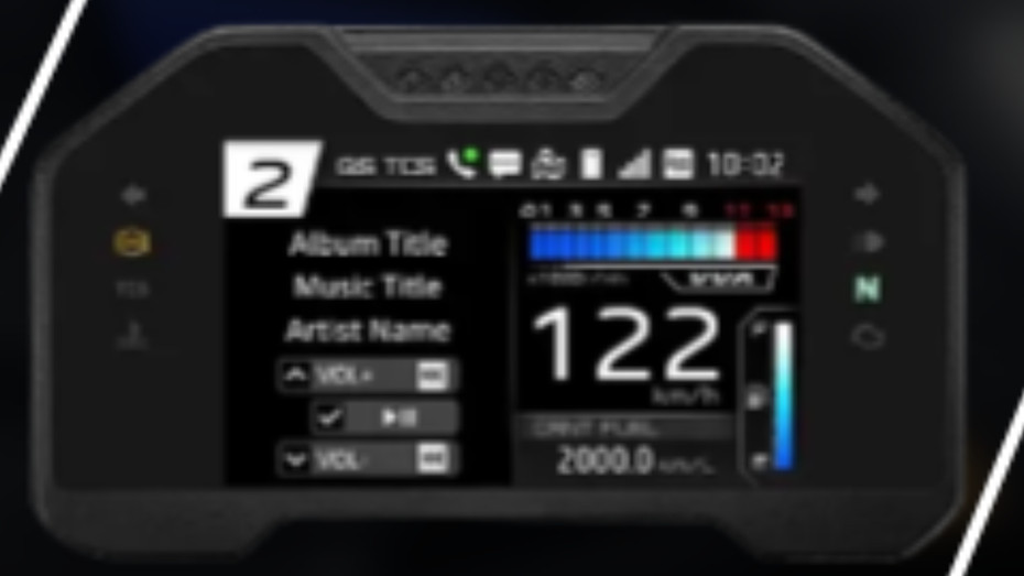 Yamaha R15M TFT Instrument Console