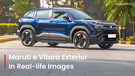 Here&rsquo;s A Close Look At The Maruti e Vitara&rsquo;s Exterior Detailed In 10 Real Life Images