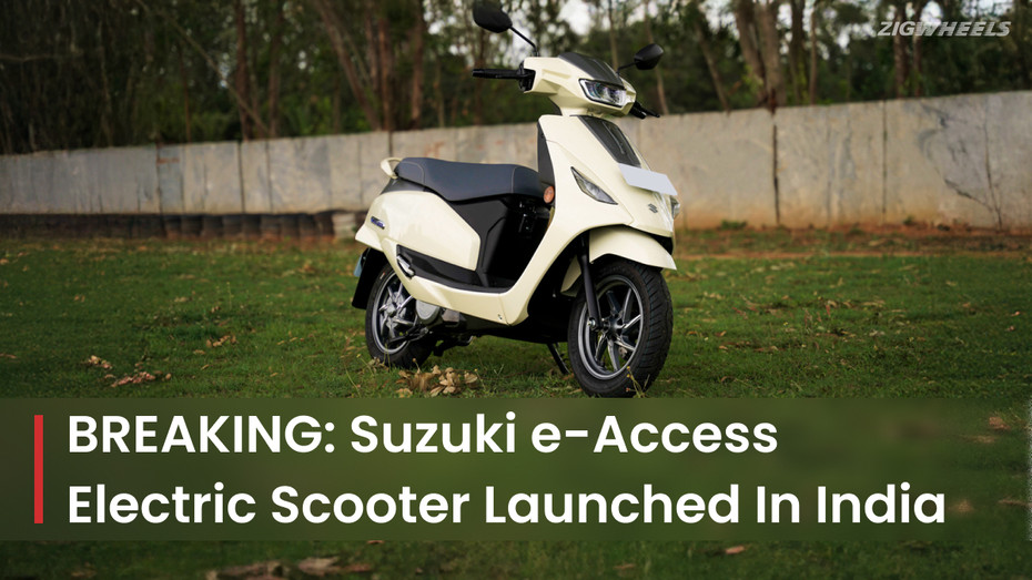 BREAKING: Suzuki e-Access Electric Scooter Launched In India BREAKING: Suzuki e-Access Electric Scooter Launched In India
