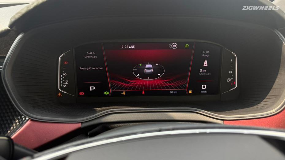 Skoda Kushaq Facelift Digital Cluster