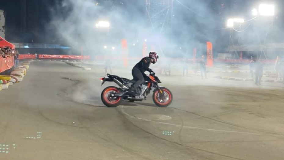 Stunt Ride Rok Bagoros Doing Stunts