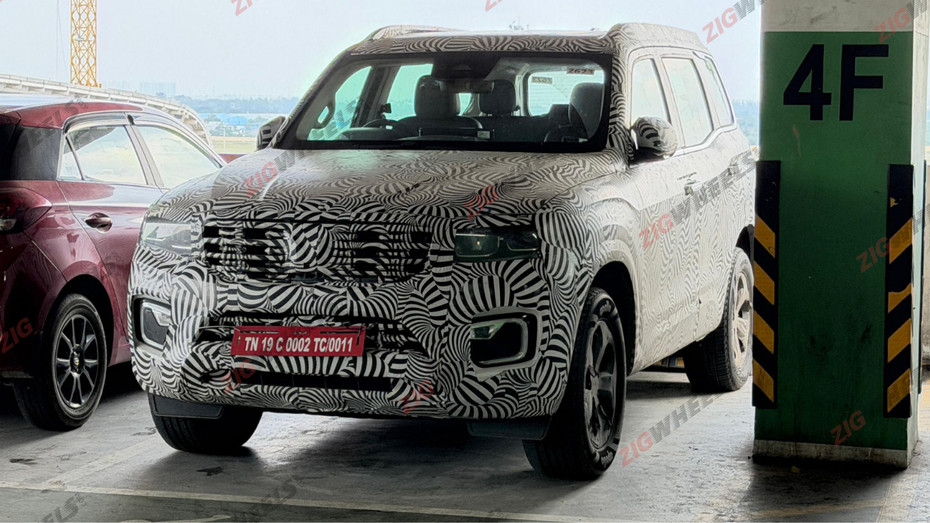 Mahindra Scorpio N Facelift Spied