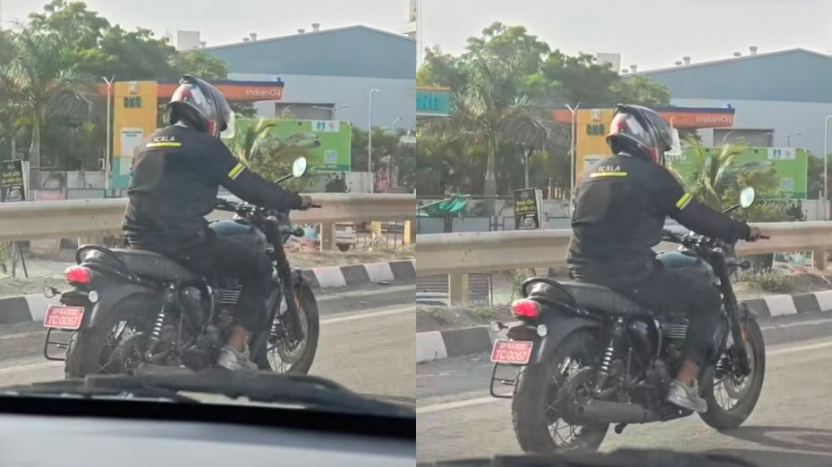 Triumph Bonneville 350 Spied Triumph Bonneville 350 Spied