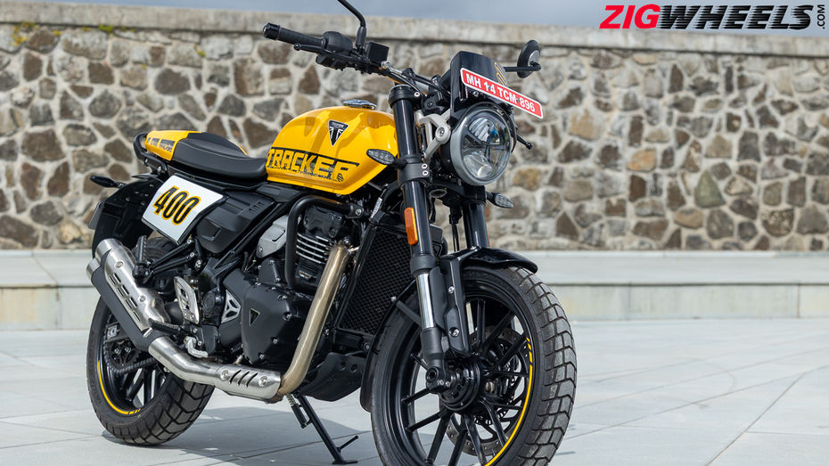 Triumph Tracker 400 Handling