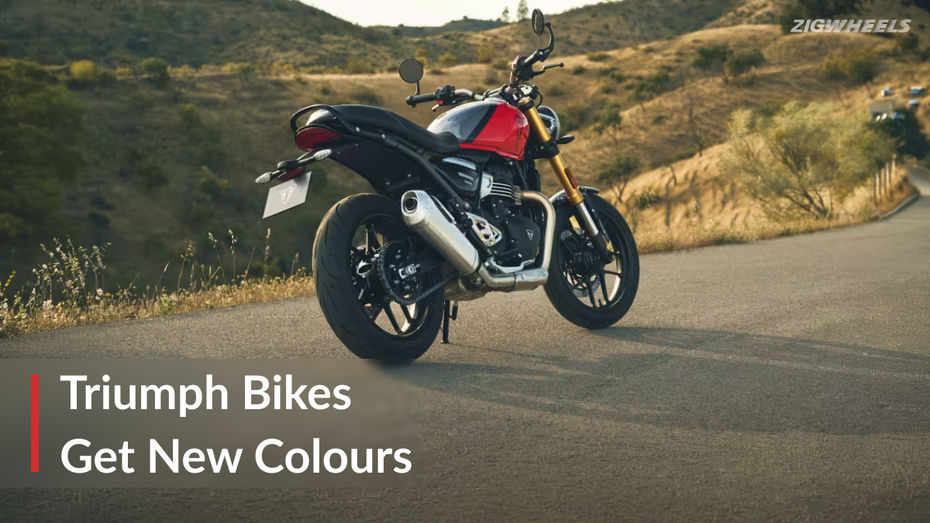 Triumph Bikes Get New Paint Schemes Overseas Triumph Bikes Get New Paint Schemes Overseas
