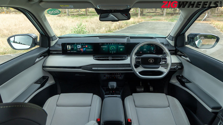 Tata Sierra EV Dashboard