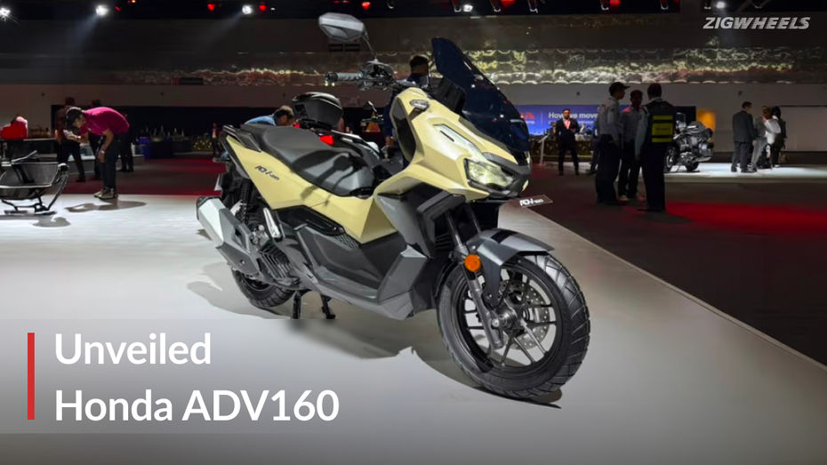 Honda ADV160 Unveiled In India; Launch Expected Soon Honda ADV160 Unveiled In India; Launch Expected Soon
