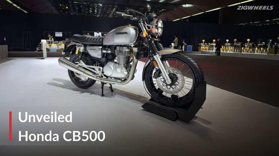 Honda CB500 Unveiled In India; CB350 Range Updated Honda CB500 Unveiled In India; CB350 Range Updated