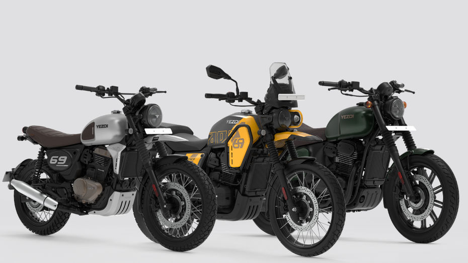 Yezdi Bikes With New Colours