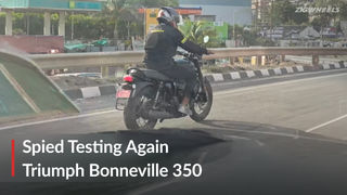 Triumph Bonneville 350 Spotted Testing Again Ahead Of September Launch