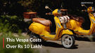 Vespa's New Rs 10.8 Lakh Scooter Isn't Meant For Commuting!