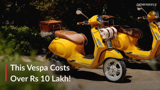 Vespa's New Rs 10.8 Lakh Scooter Isn't Meant For Commuting!