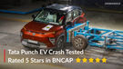 Tata Punch EV Scores 5 Stars In BNCAP Crash Test! Tata Scores A Boundary Yet Again!