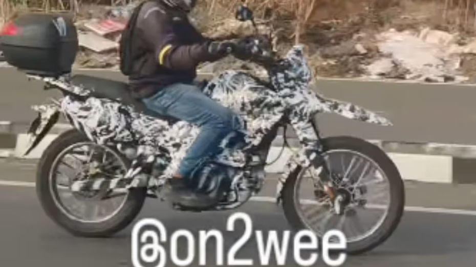 Bajaj Adventure Bike Spotted